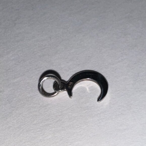Tiny Crescent Moon Pendant - Picture 5 of 16